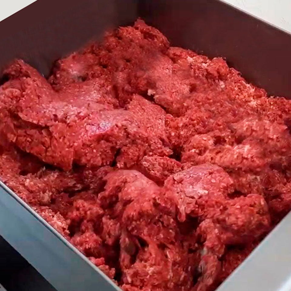 Receta de Carne Molida para Hamburguesas Industrial